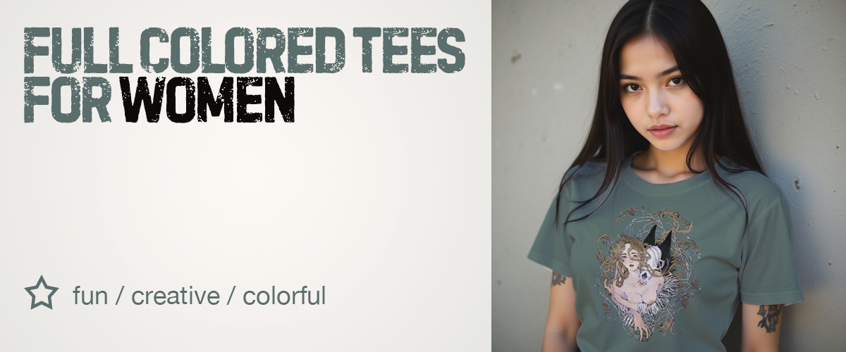 all-over print 3D t-shirts for women