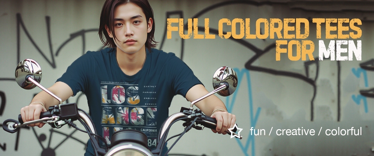 all-over print 3D t-shirts for men